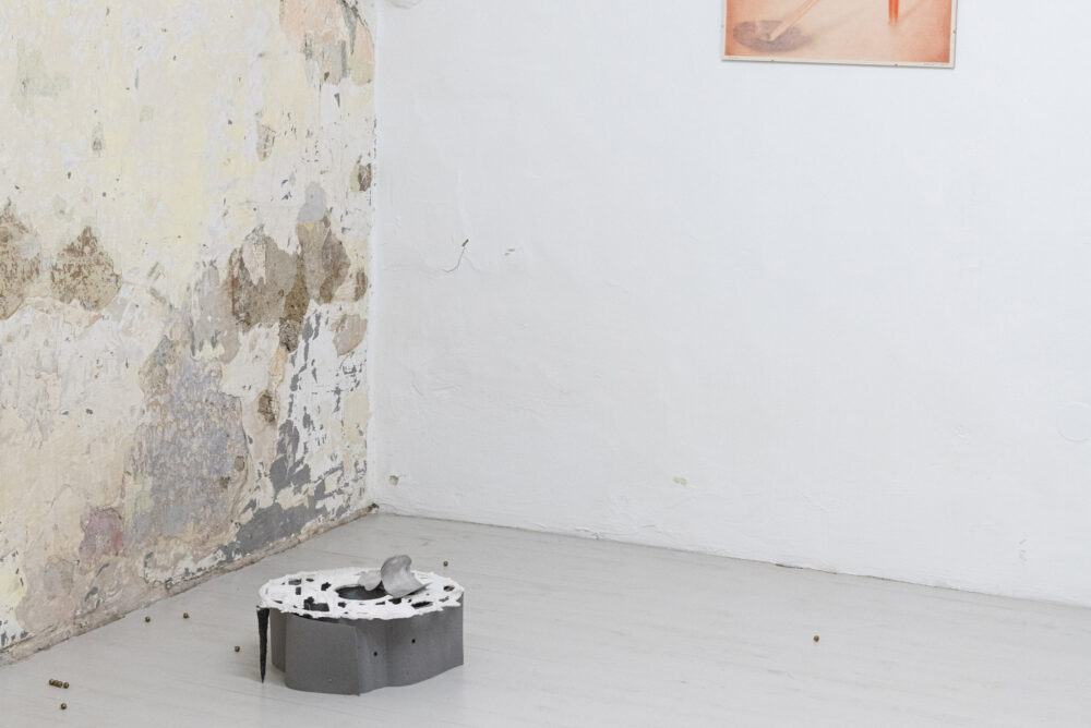 TROST, Half Dry/Half Memory, Exhibition view, Markus Sworcik, Jan Brauer, Photo: Tom Biela