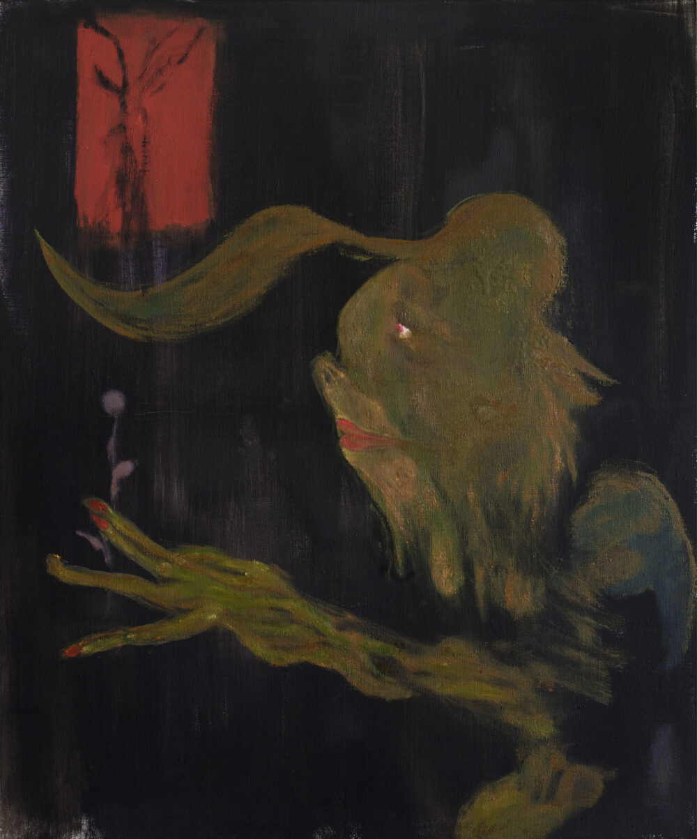 Abb.1: Ádám Ulbert, “Baiting the Salamander”, 2019-2023
