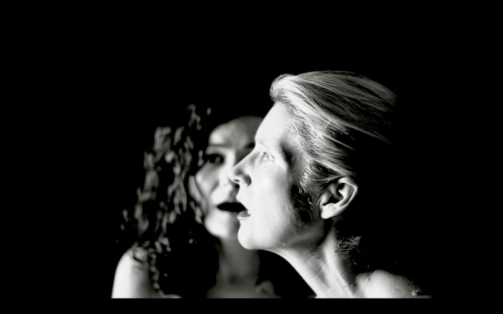 Live-Performance mit Ines Valentinitsch und Veronica Vetrila 10.5.2025 in Graz (Foto: Sophie Haller, Lara S. Künzli)