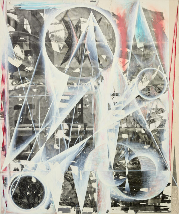 Tillman Kaiser Lightyears Ahead 2023 240x180cm Mixed Media auf Silbergelatineprint Jan Kolsky 21