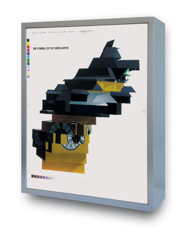 Weibel Peter 1996 Die Symbol Zeit ist abgelaufen courtesy Edition Artelier