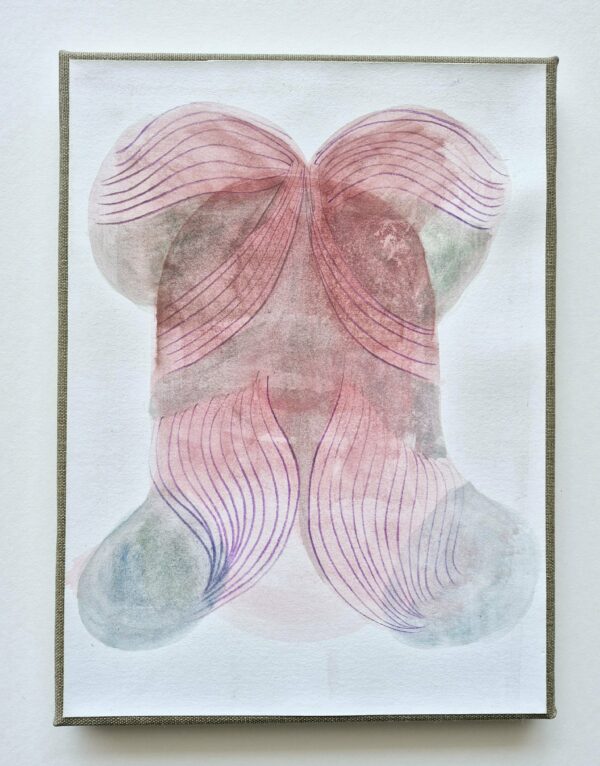 Petra Schweifer, Wuchs, 2024, Acryl auf Leinwand